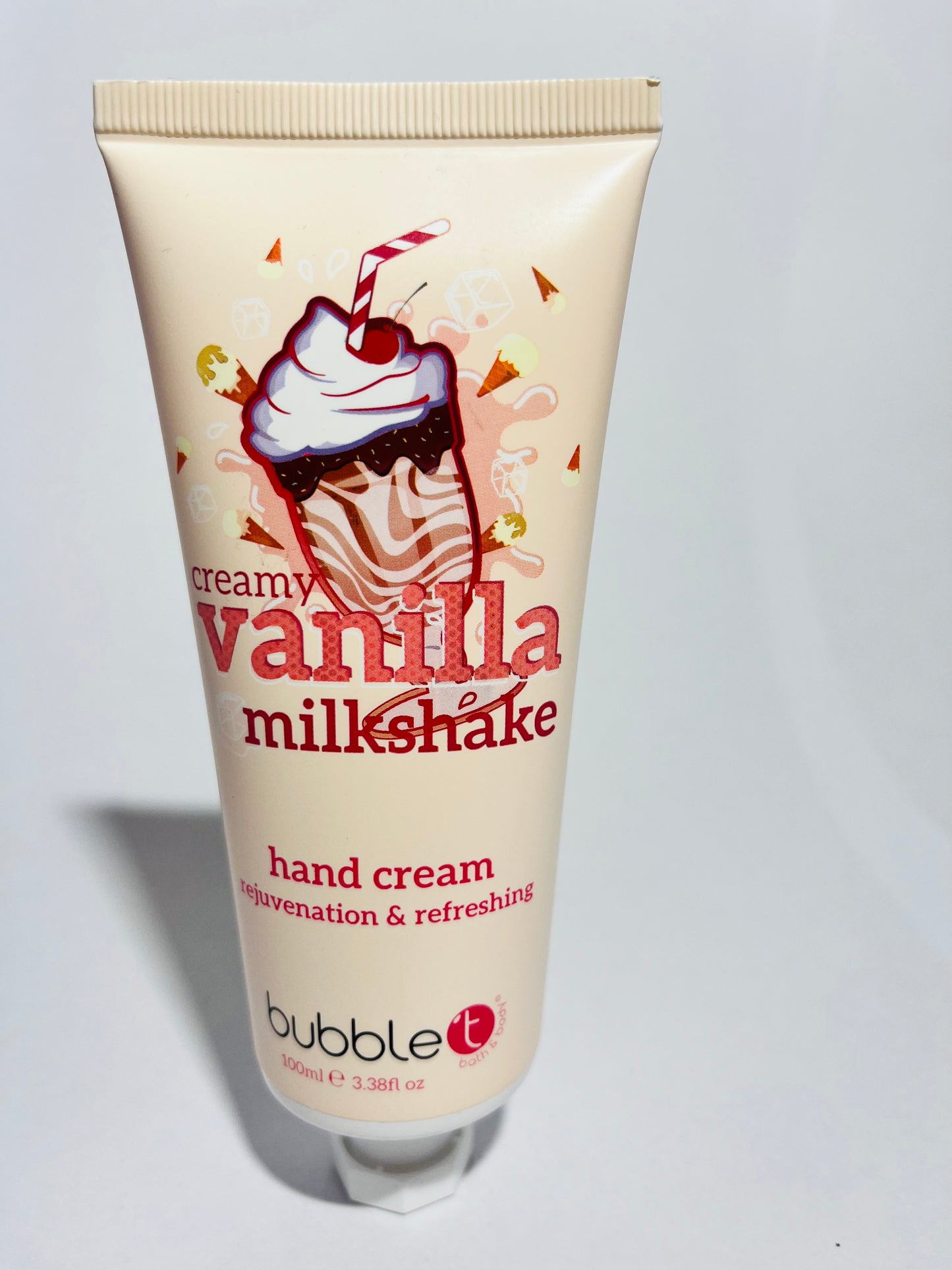 Bubble T Milkshake Moisturising Hand Cream- Vanilla 100ml