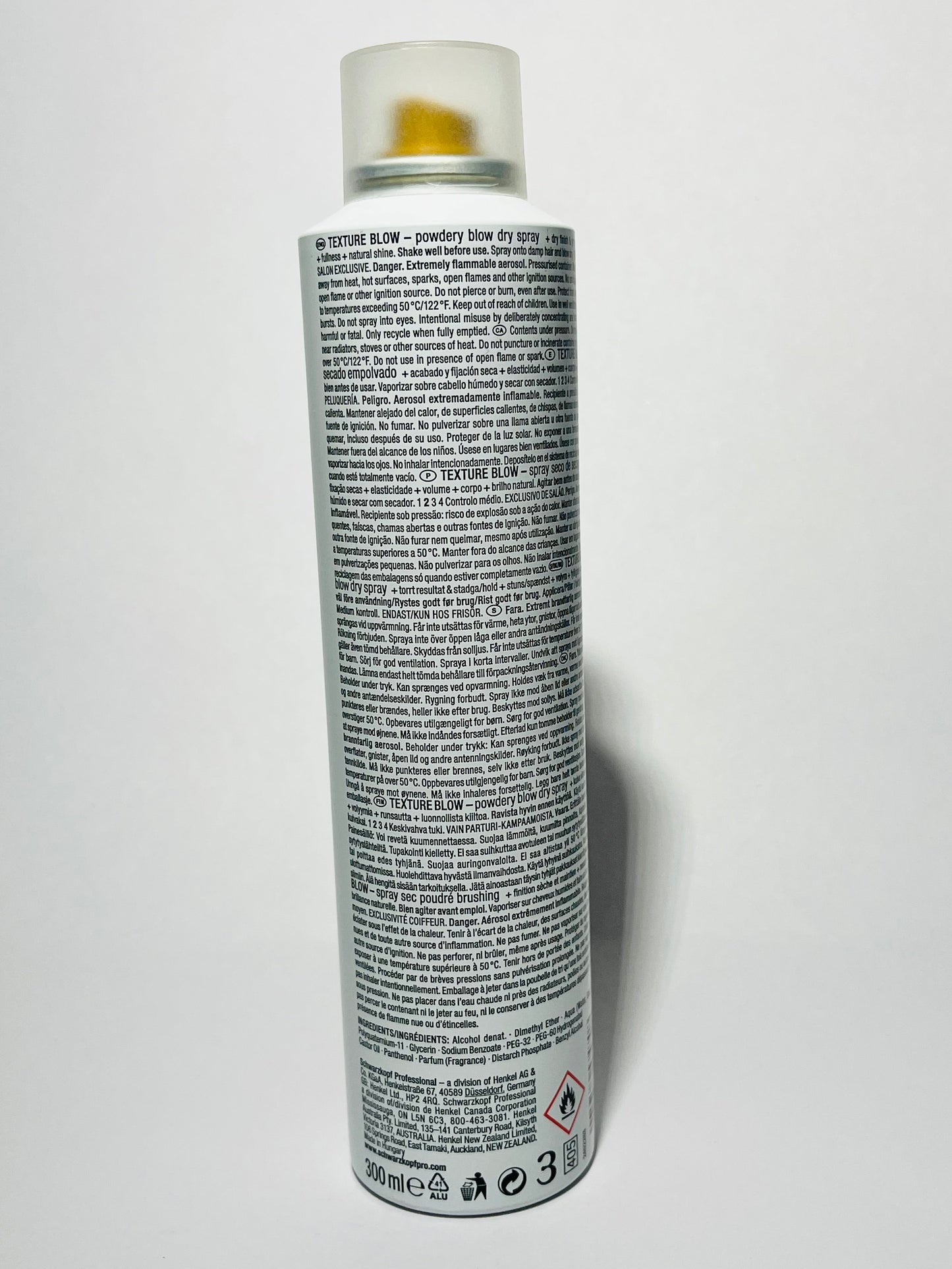 Schwarzkopf Professional Osis+ Long Hair Texture Blow 2- Powdery Blow Dry Spray 300 ml