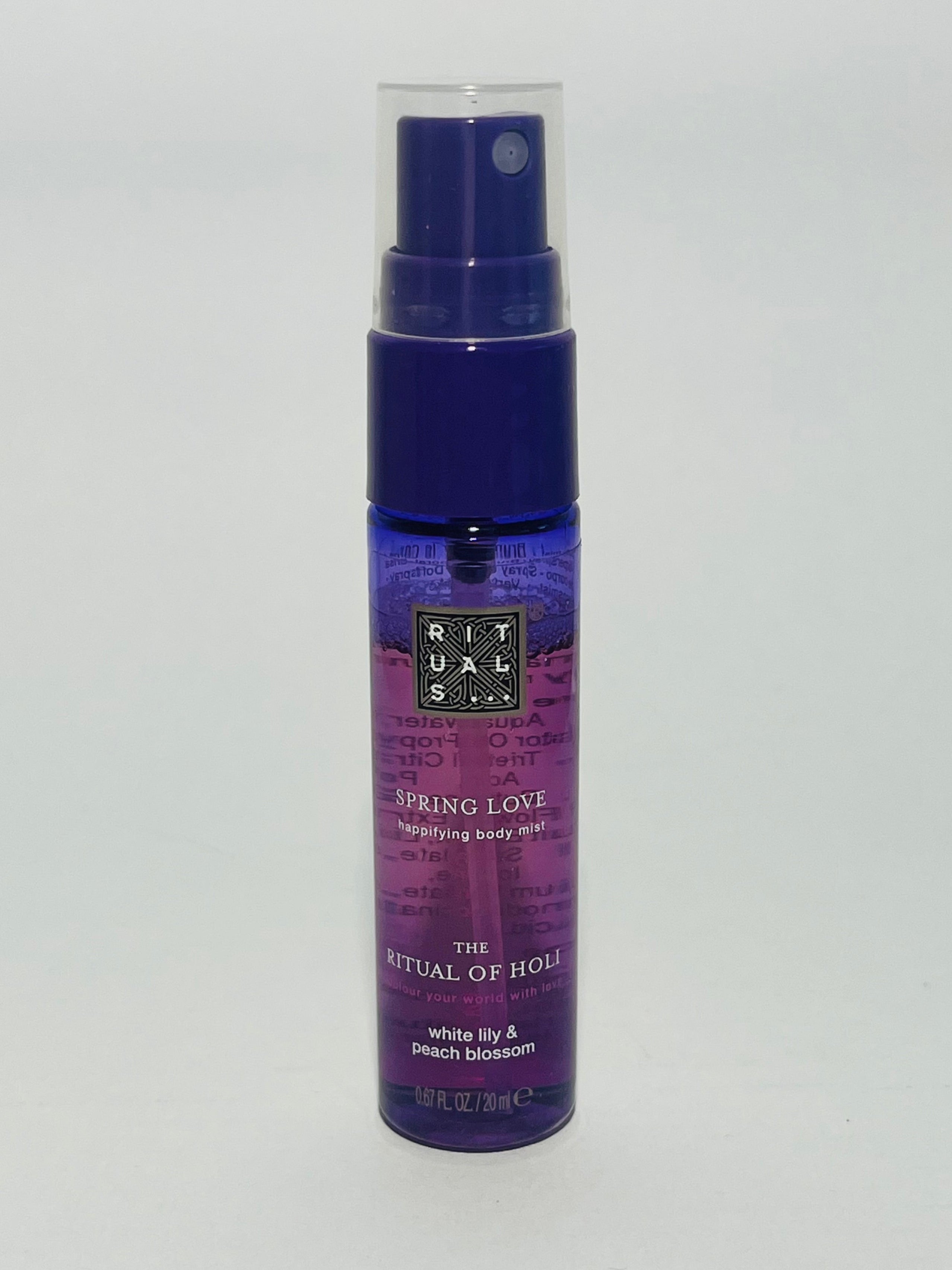 RITUALS SPRING LOVE white lily peach blossom body mist 20ml