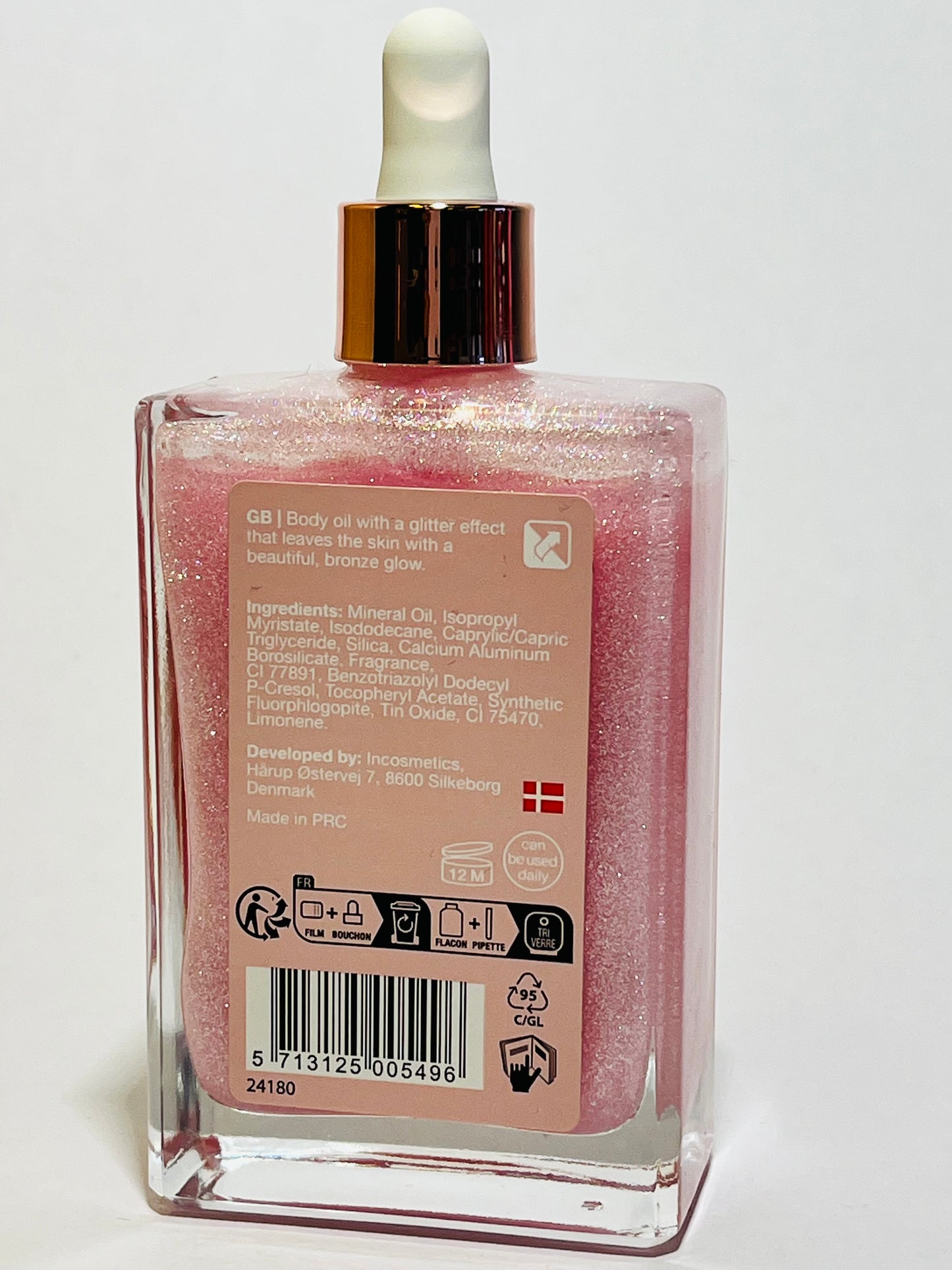 Miqura Rose Shimmering Glow Oil - 100 ml