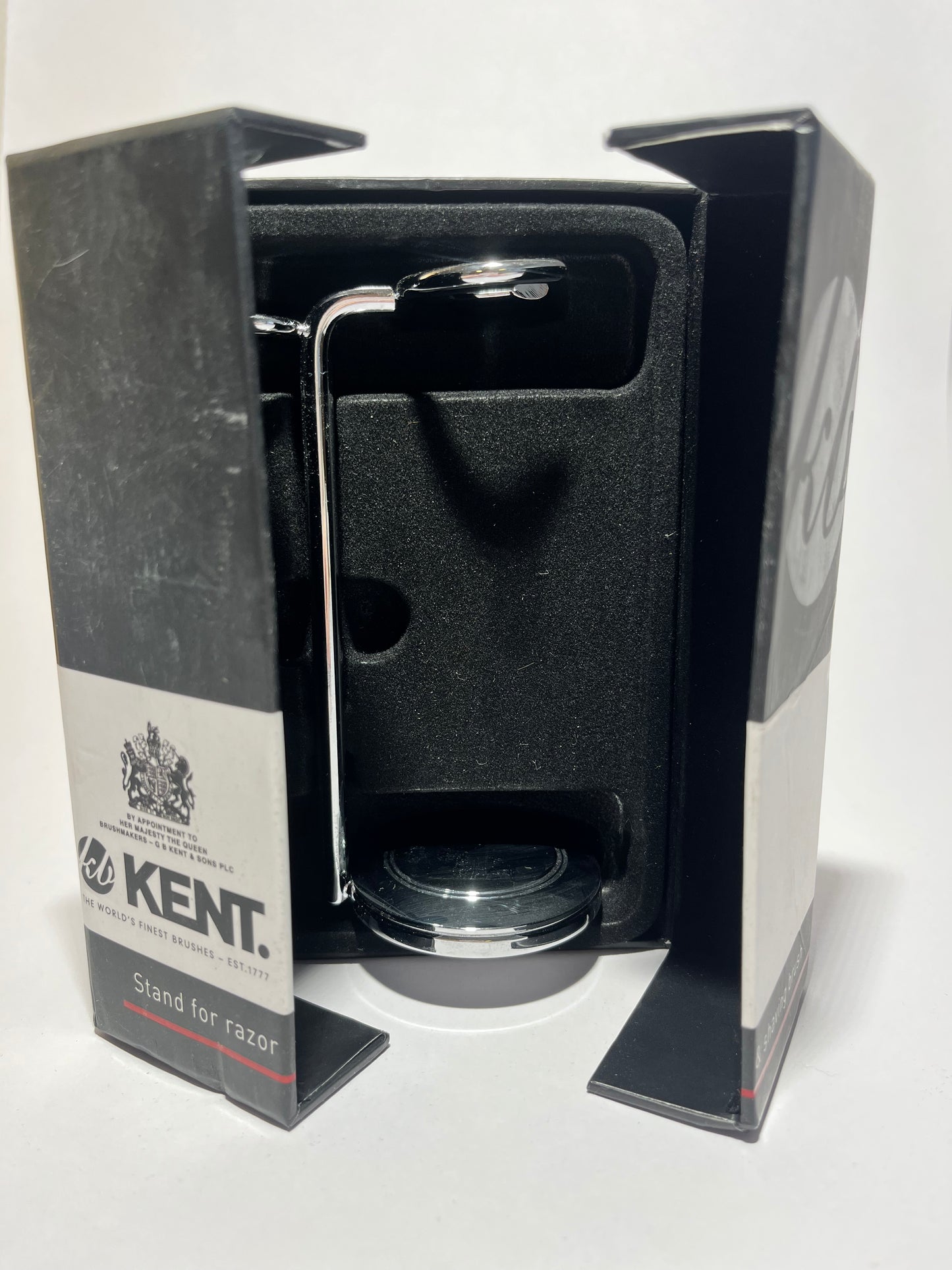 Kent stand for razor & shaving brush