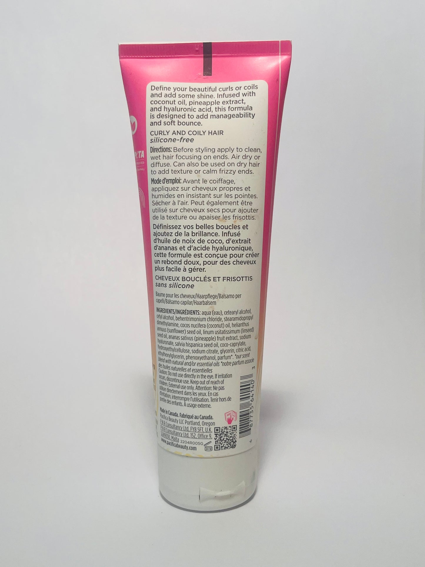 Pacifica, Curl Defining Cream, Pineapple Swirl