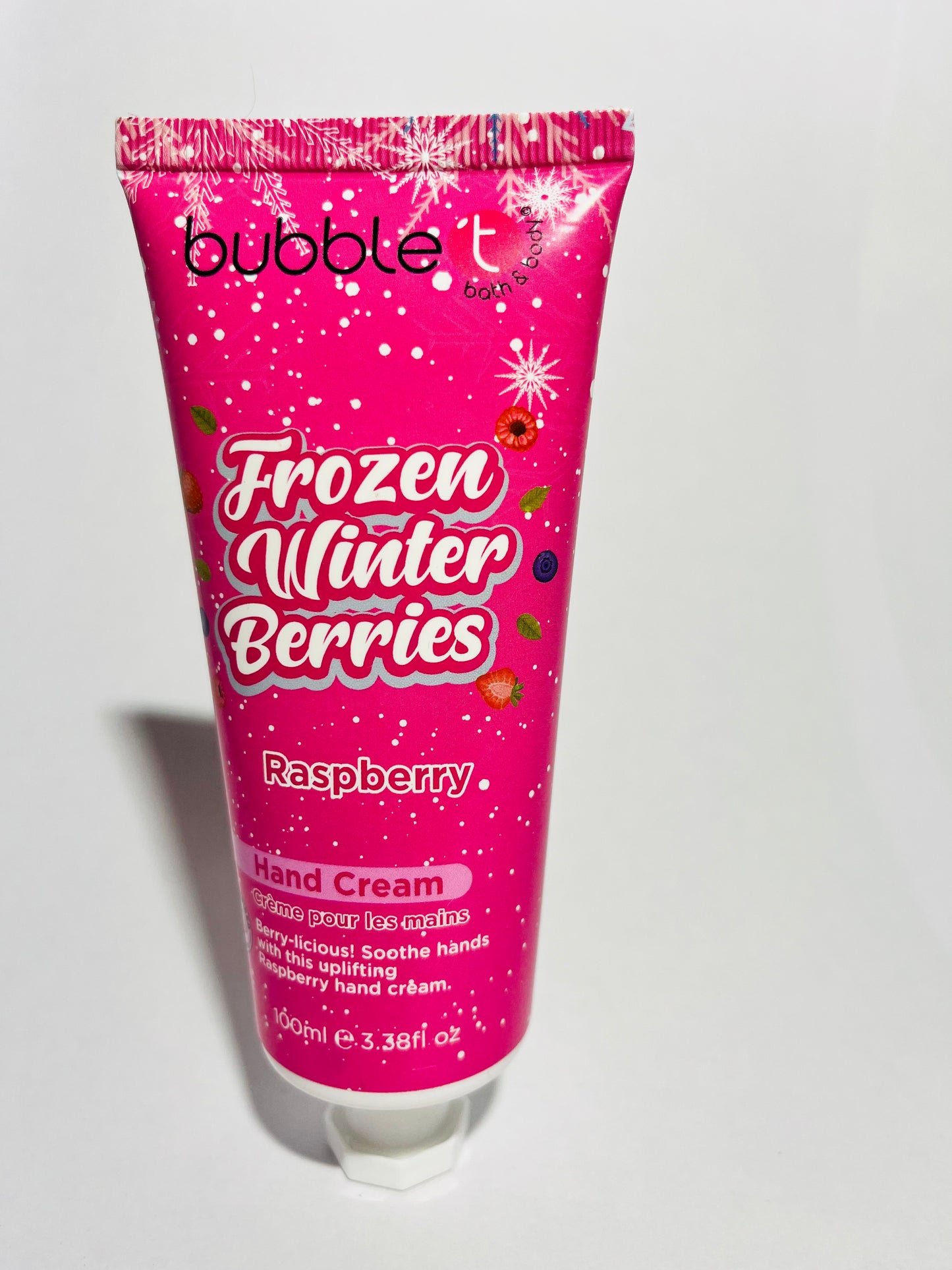 Bubble T Frozen Winter Berries Hand Cream- Rasberry 100ml