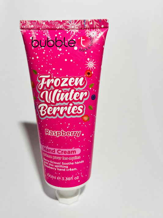 Bubble T Frozen Winter Berries Hand Cream- Rasberry 100ml