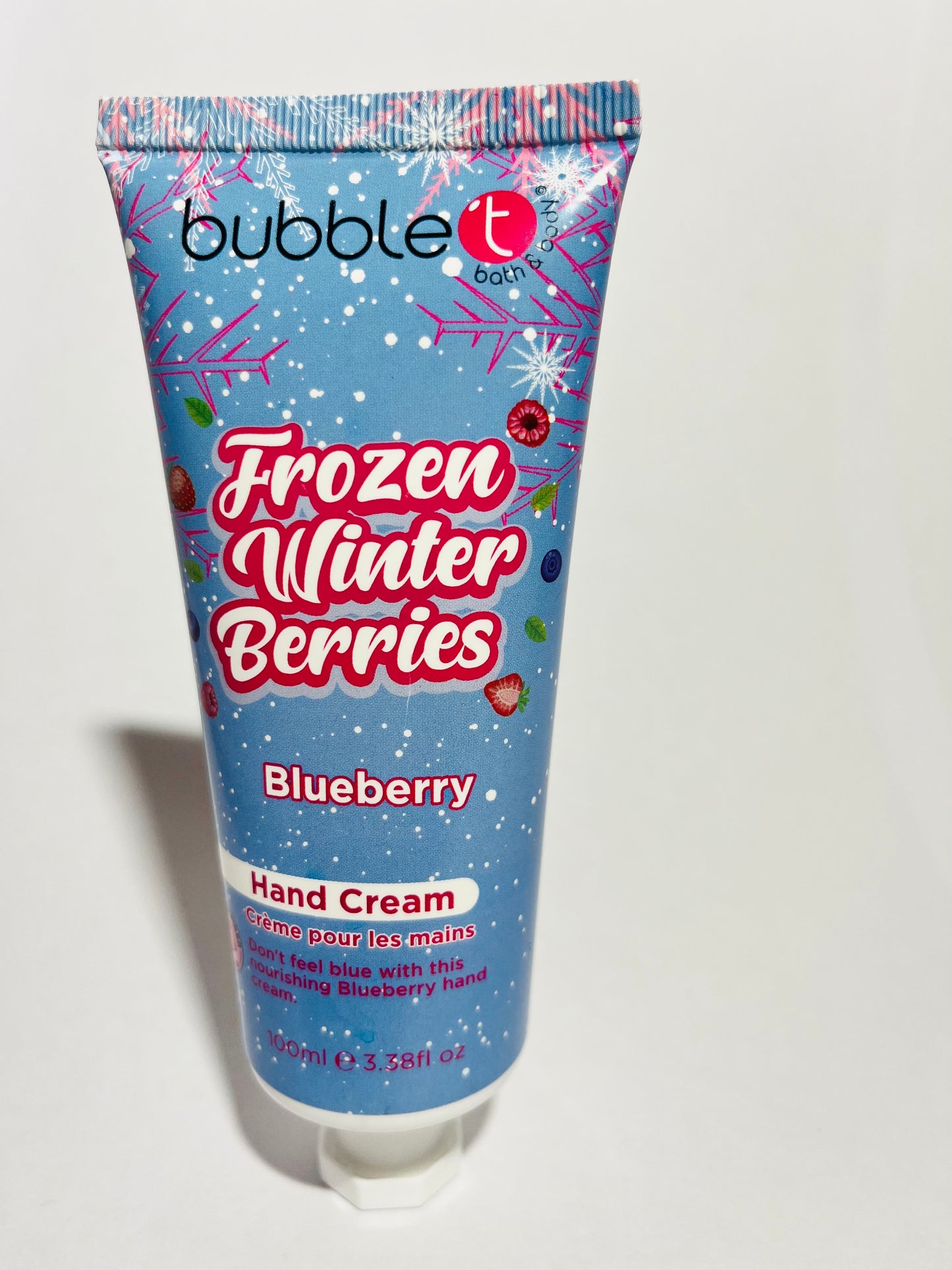 Bubble T Frozen Winter Berries Hand Cream- Blueberry 100ml