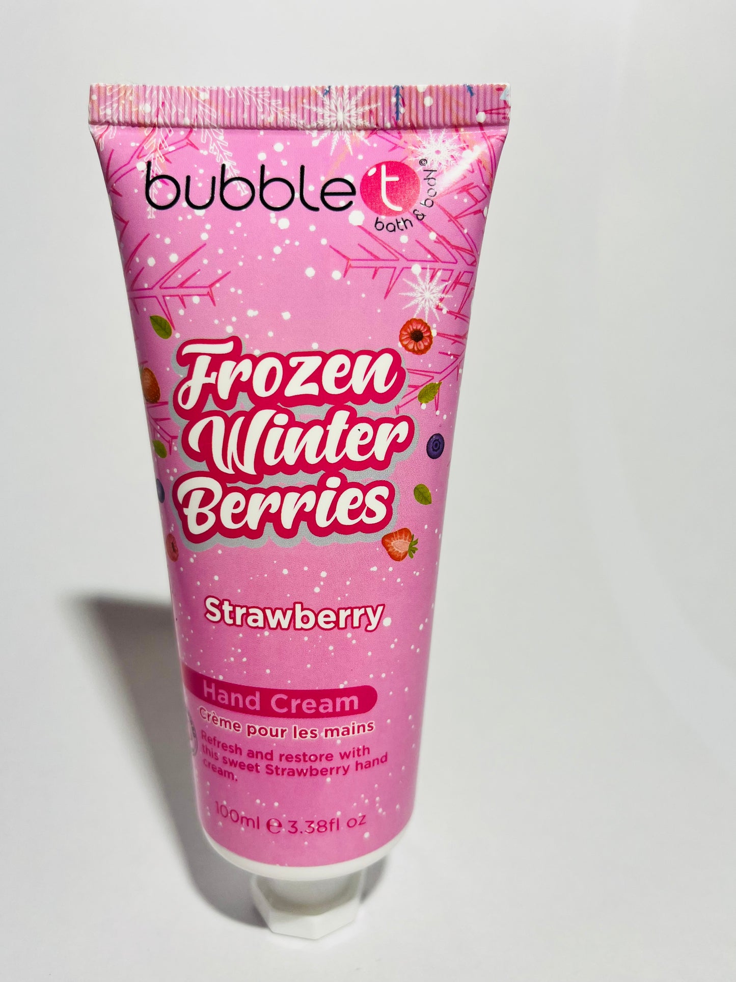 Bubble T Frozen Winter Berries Hand Cream -Strawberry 100ml