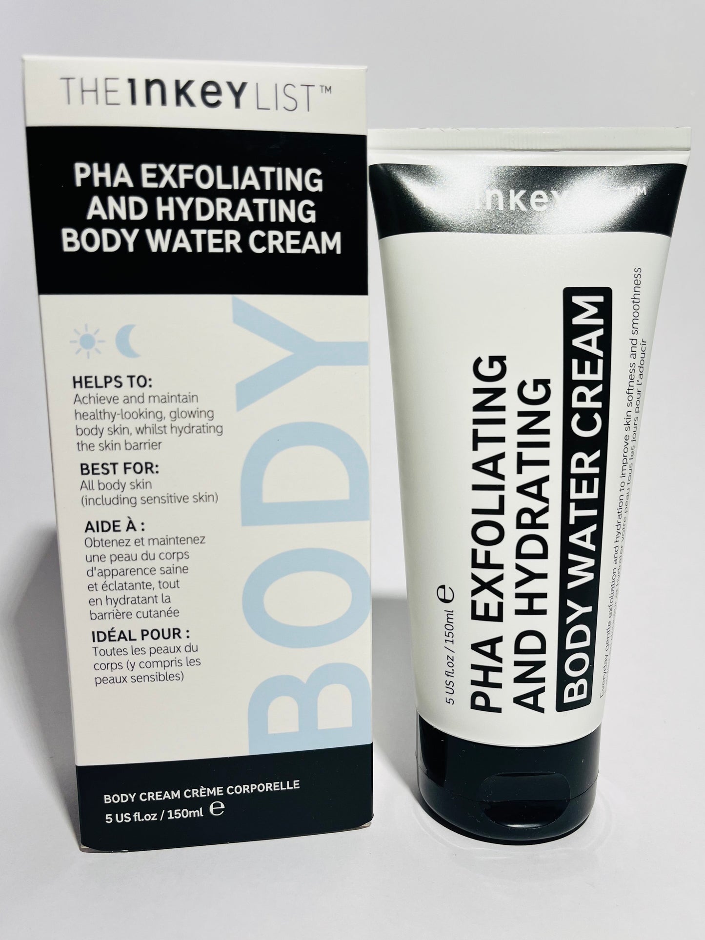 The INKEY List PHA Exfoliating and Hydrating Body Water Cream