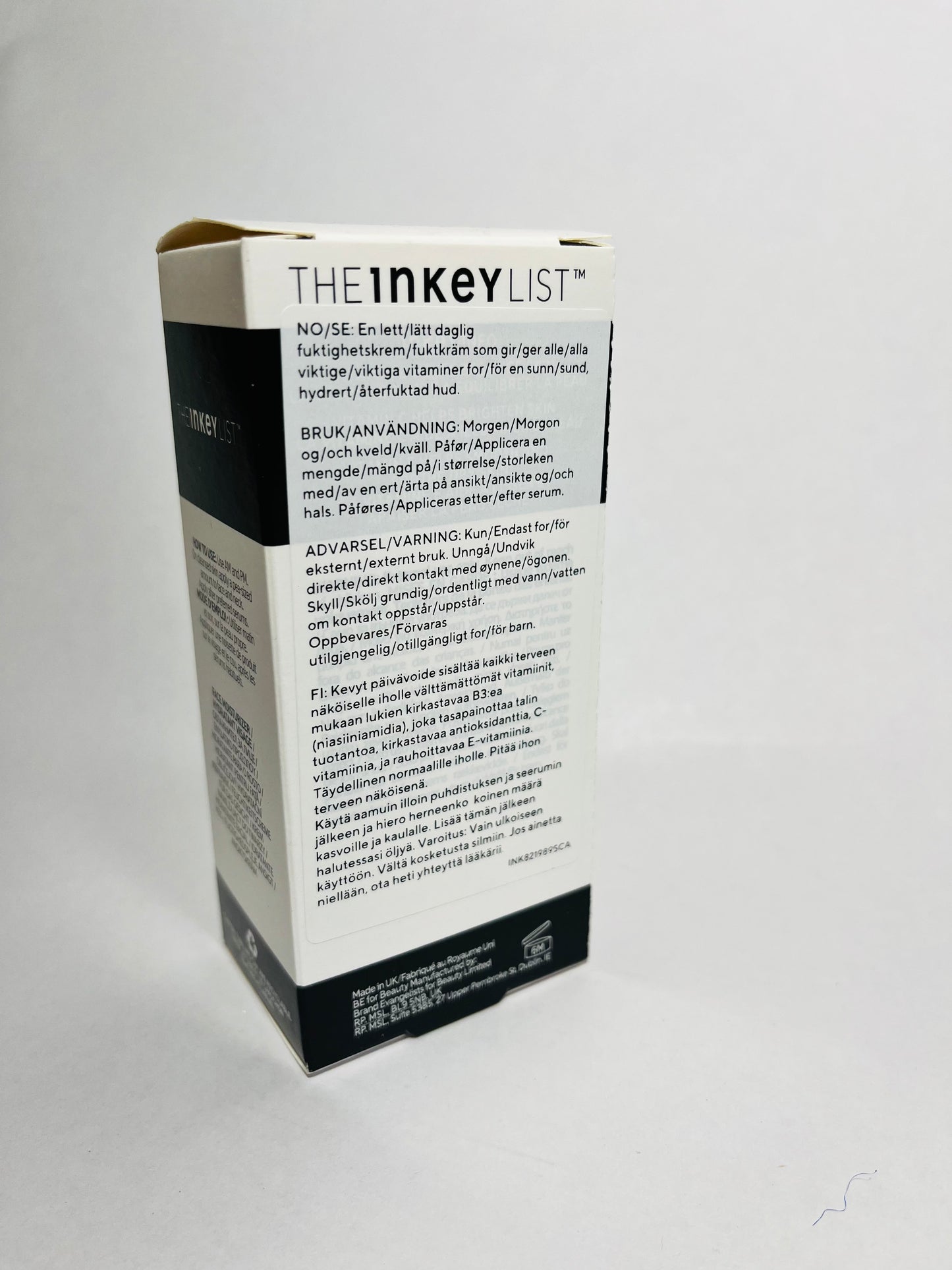 The Inkey List Vitamin B, C and E Moisturizer 50ml