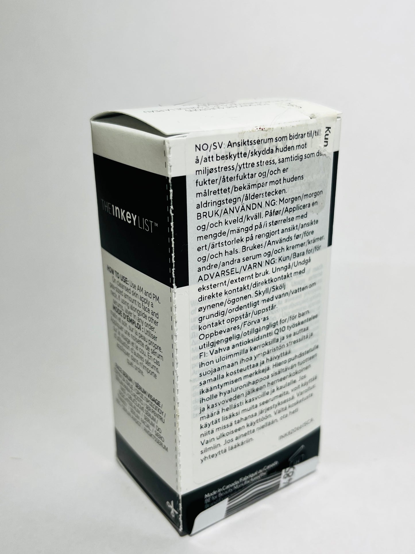 The Inkey List Q10 Serum Bottle 30ml