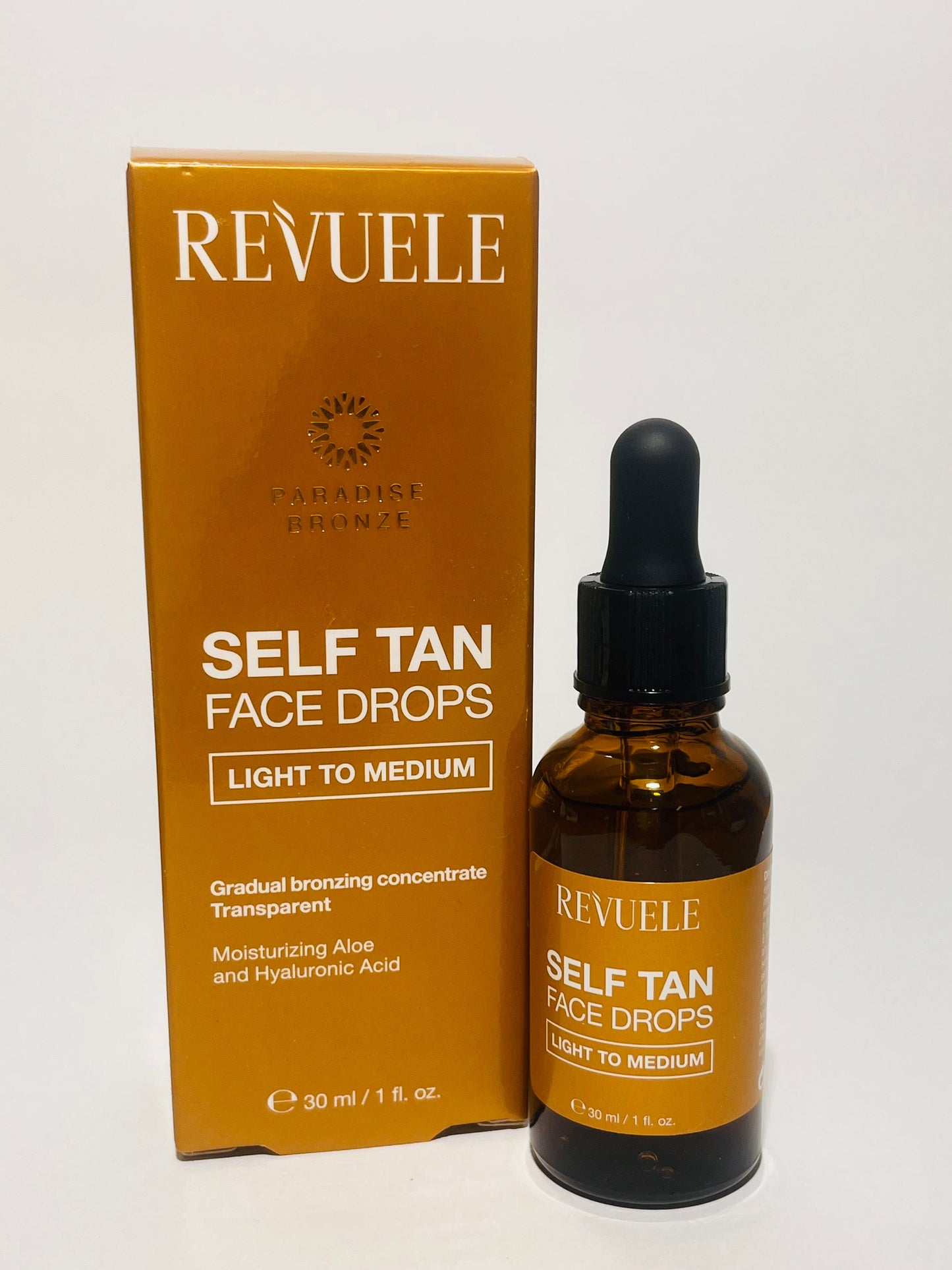 Revuele Self Tan Drops Face Drops Light To Medium30ml