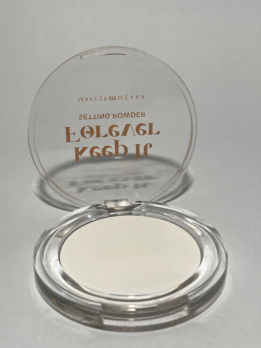 Makeup Mekka keep it forever setting powder