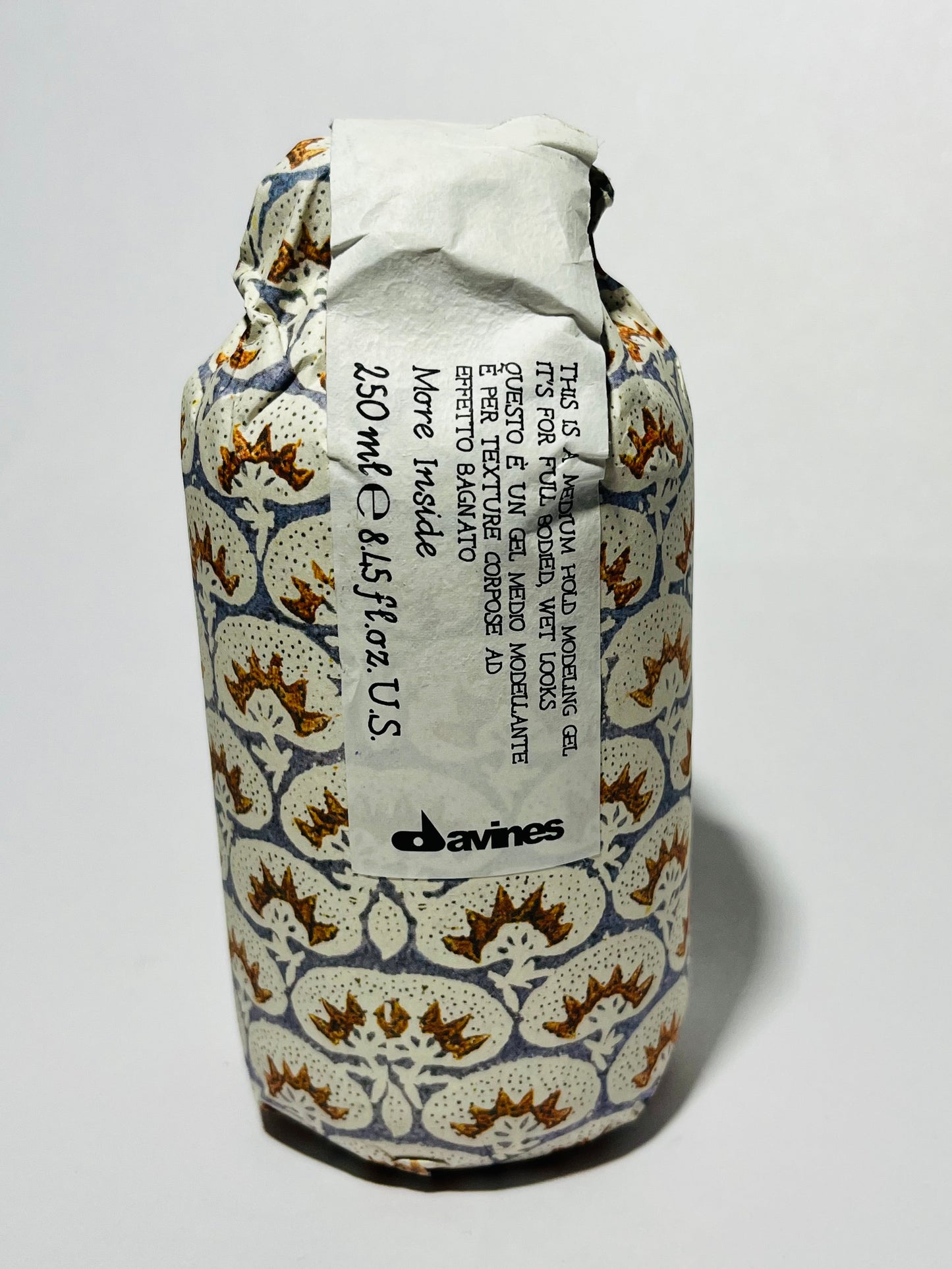 Davines More Inside Medium Hold Moulding Clay for Wet Hair Effect