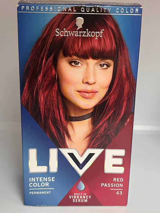 Schwarzkopf- Live Intense Color 43 Red Passion
