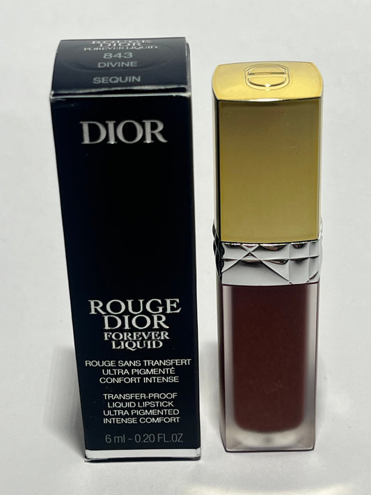 Dior Rouge Dior Forever Liquid Sequins Lipstick No. 843 - Divine