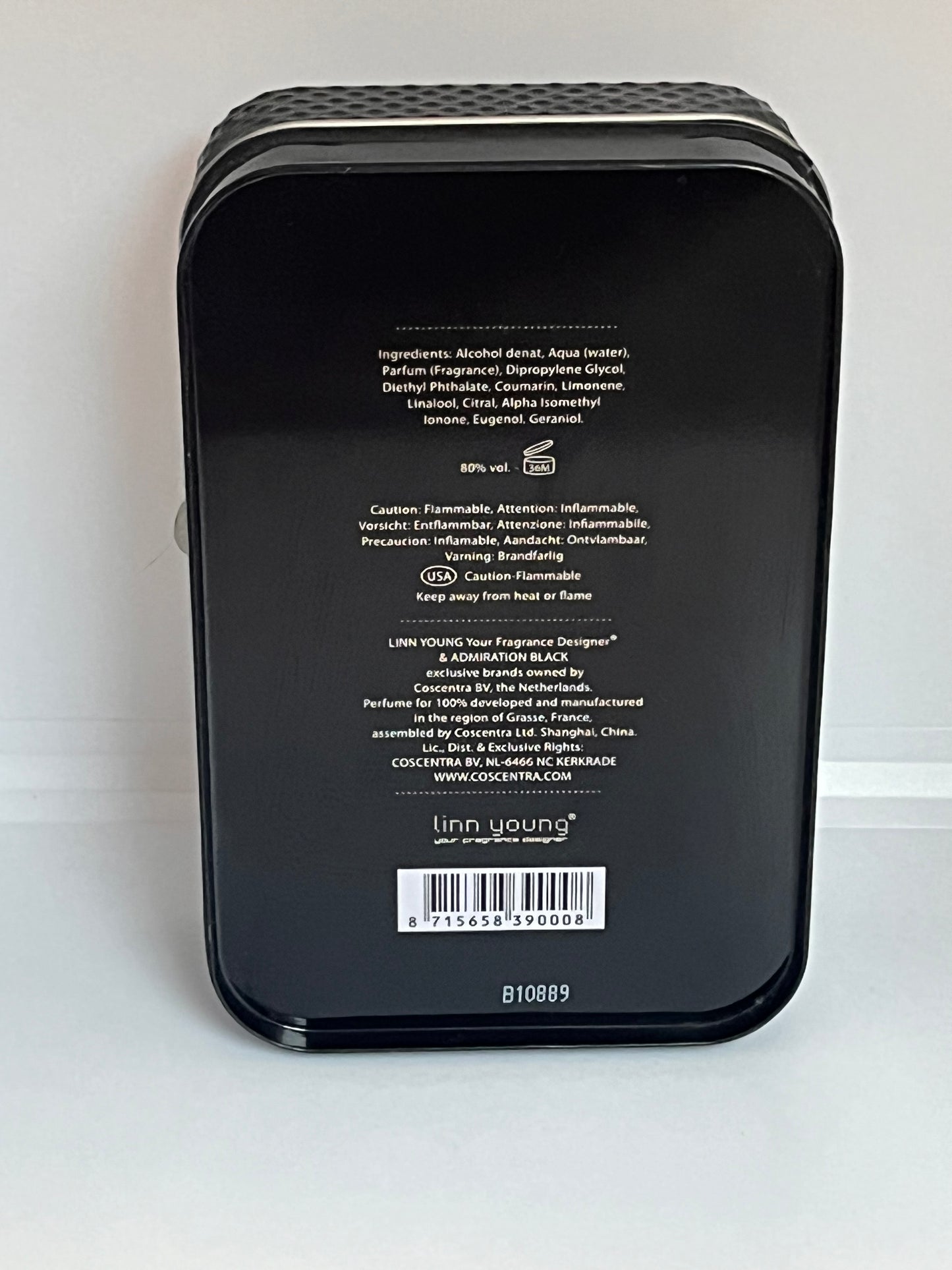 Linn Young Men Eau de Toilette, Admiration Black 100 ml