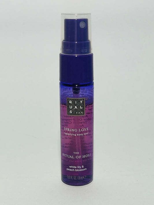 RITUALS  SPRING LOVE white lily & peach blossom body mist 20ml