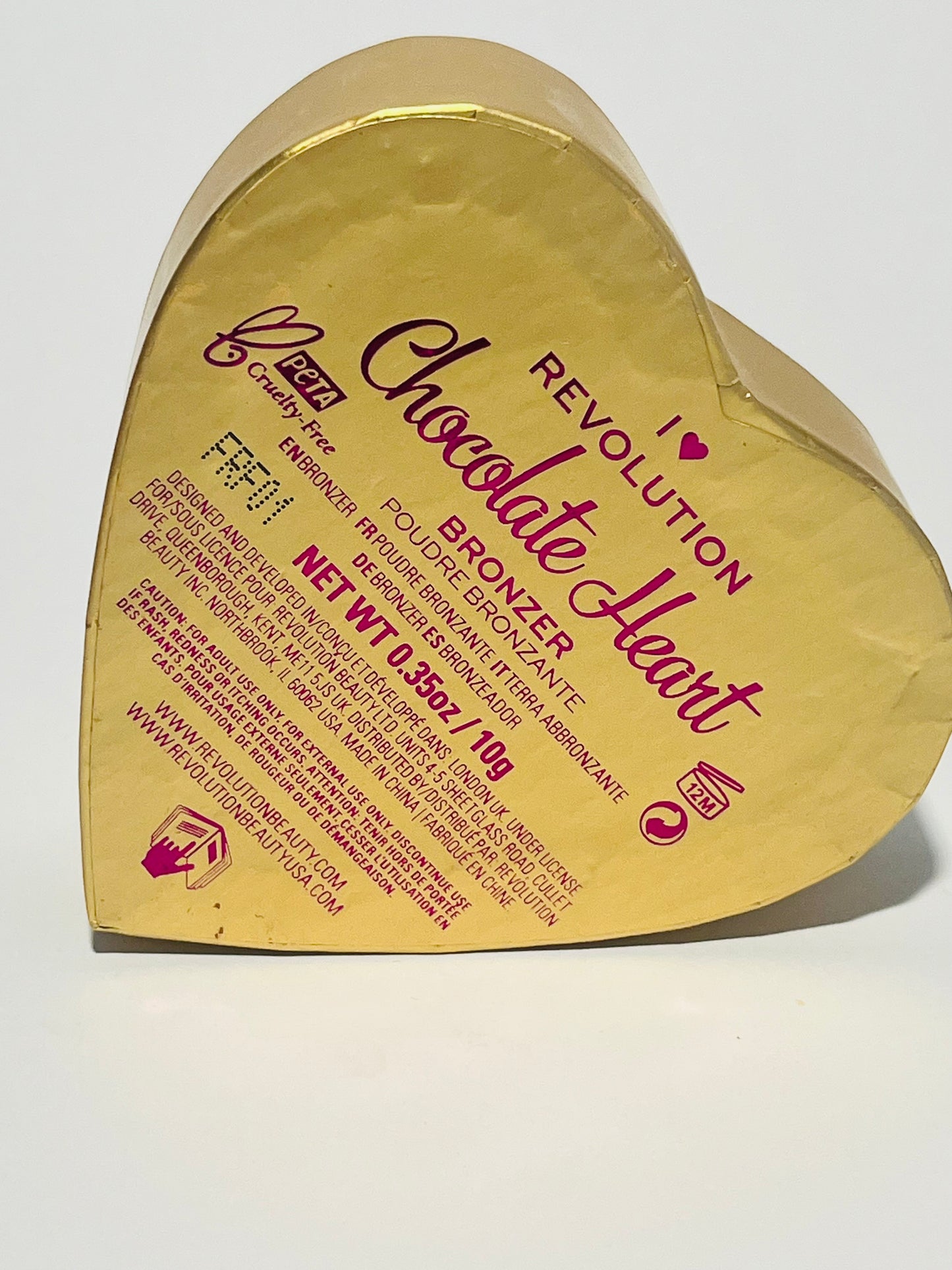 I Heart Revolution -Chocolate Heart Bronzer.