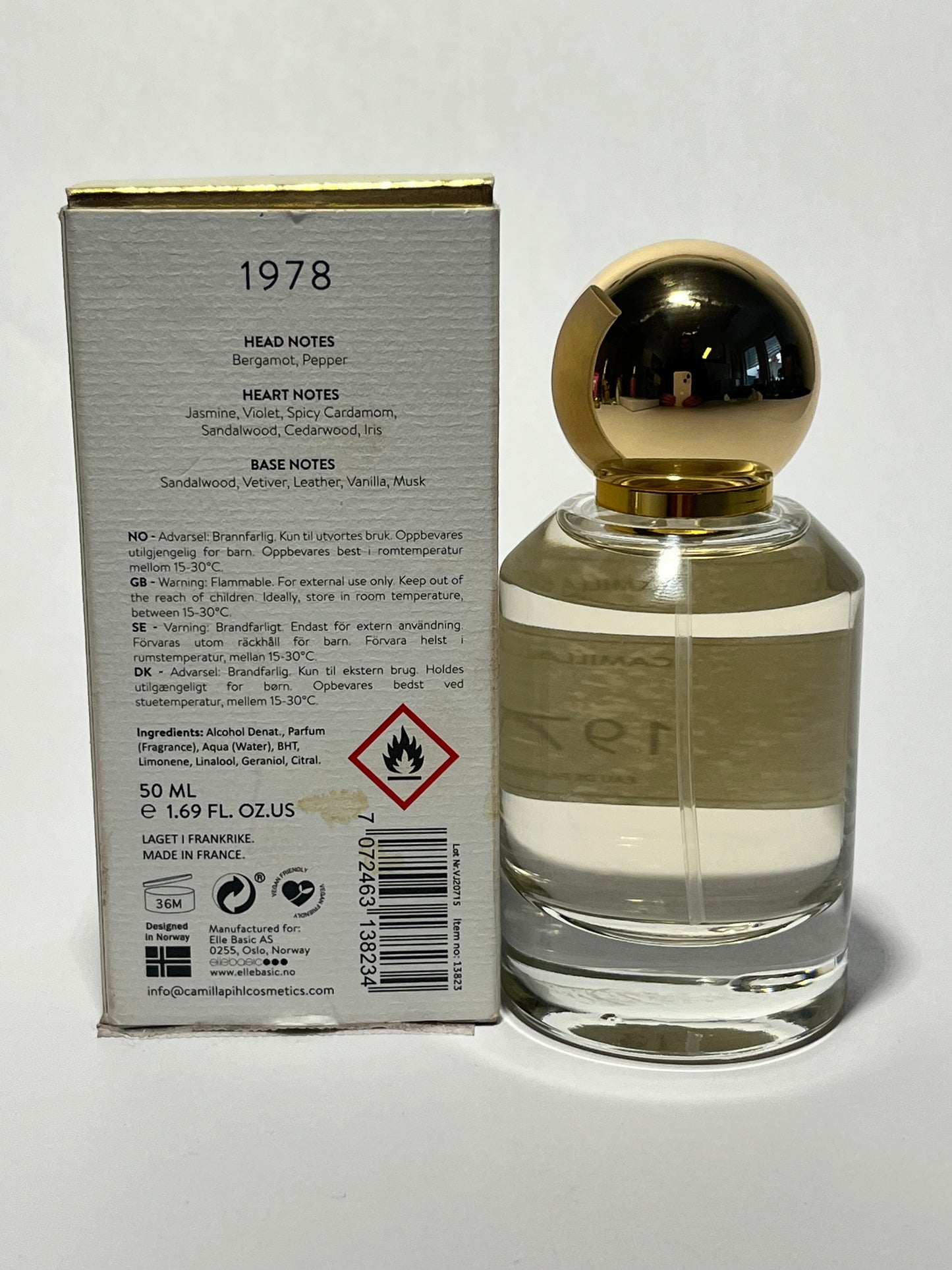 Camilla Pihl Cosmetics 1978 Perfume 50 ml