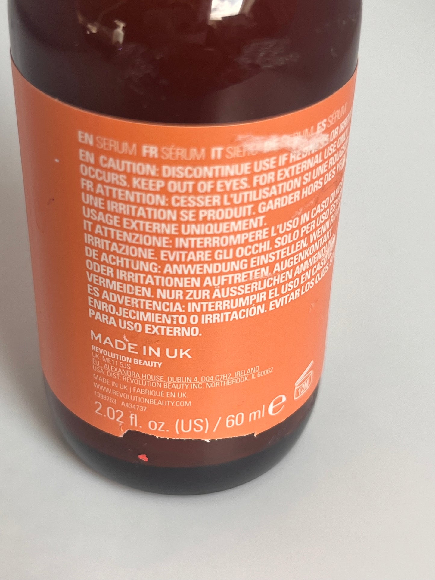Revolution Skincare 12.5% Vitamin C Radiance Serum 30ml