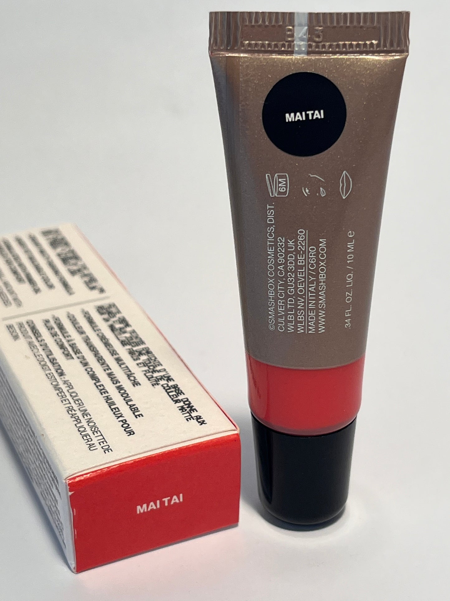 Smashbox Halo Cream Blush Cheek + Lip Gloss Mai Tai