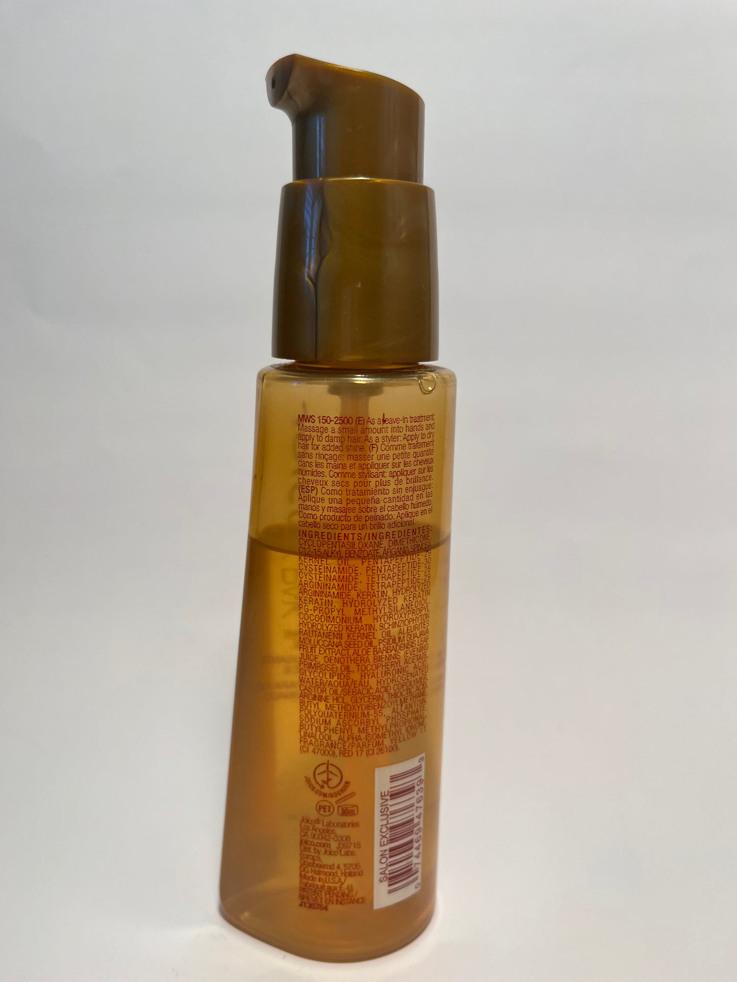 Joico K-pak Color Therapy Restorative Styling Oil 100 ml