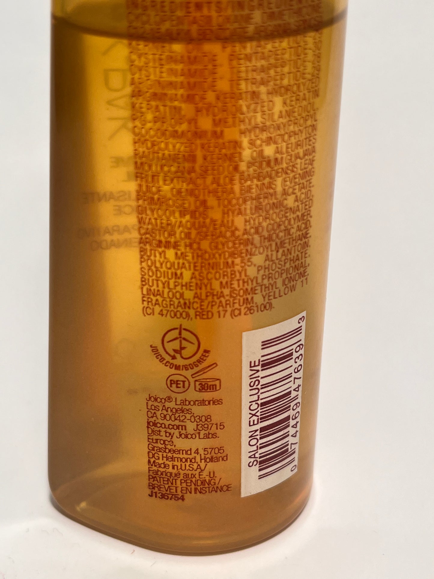 Joico K-pak Color Therapy Restorative Styling Oil 100 ml