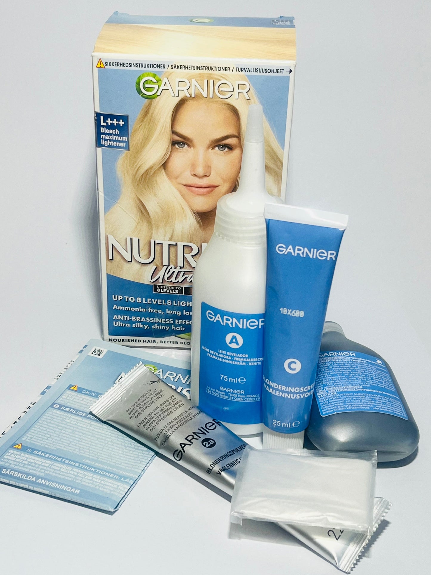 Garnier Hårfarge Nutrisse Truly Blond Ultimate Blonding L+++