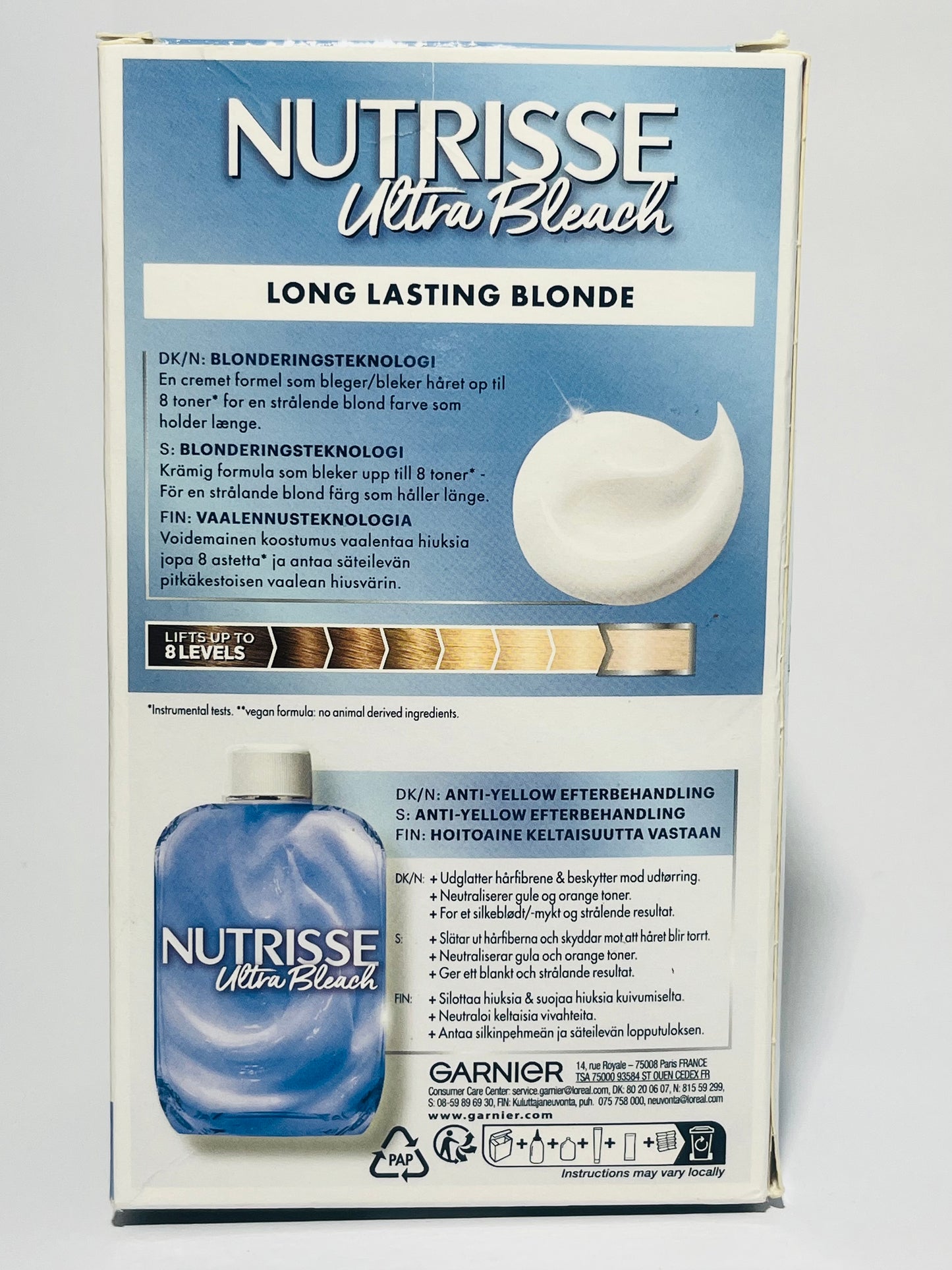 Garnier Hårfarge Nutrisse Truly Blond Ultimate Blonding L+++