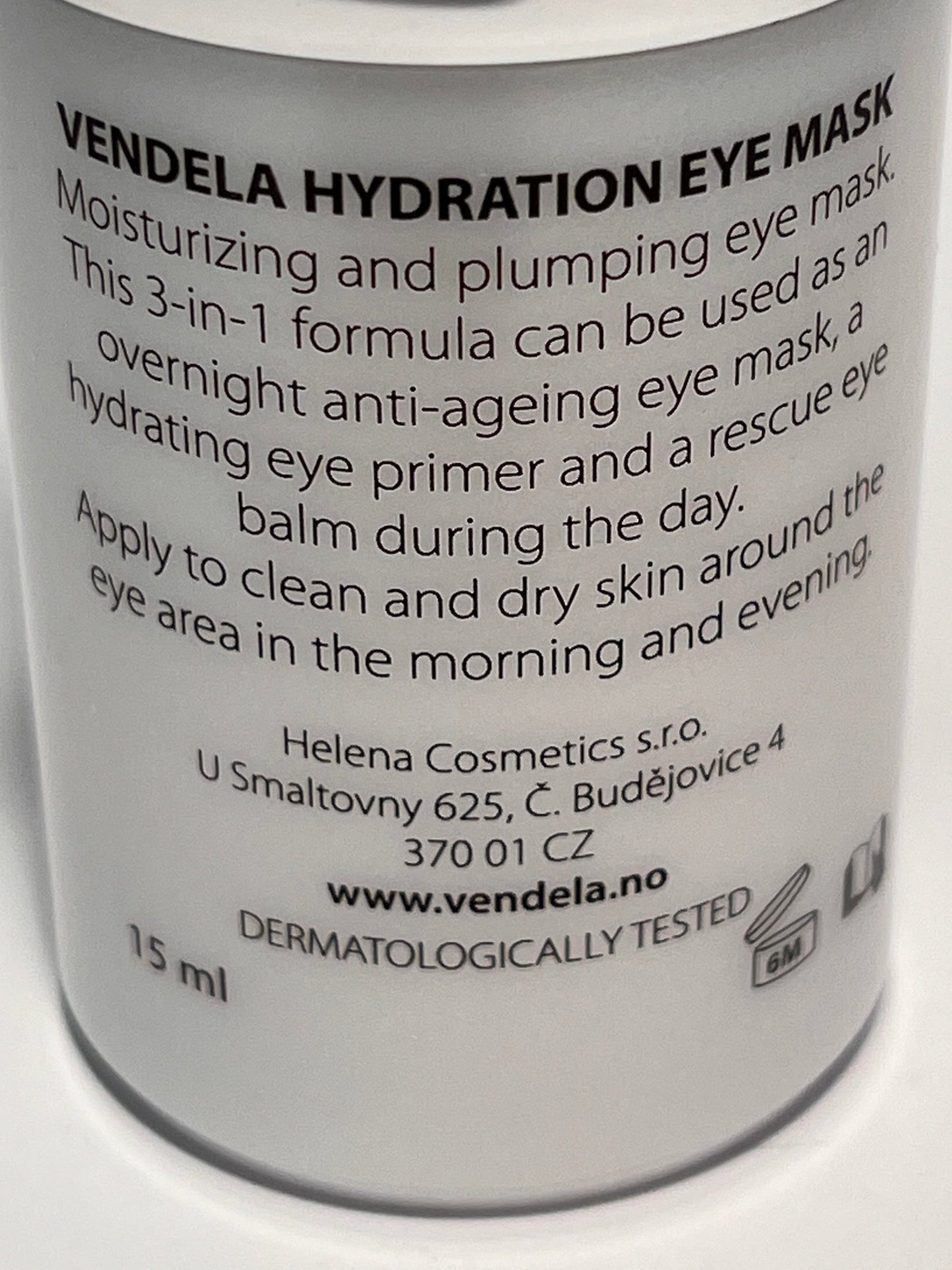 VENDELA HYDRATION EYE MASK- 15ml