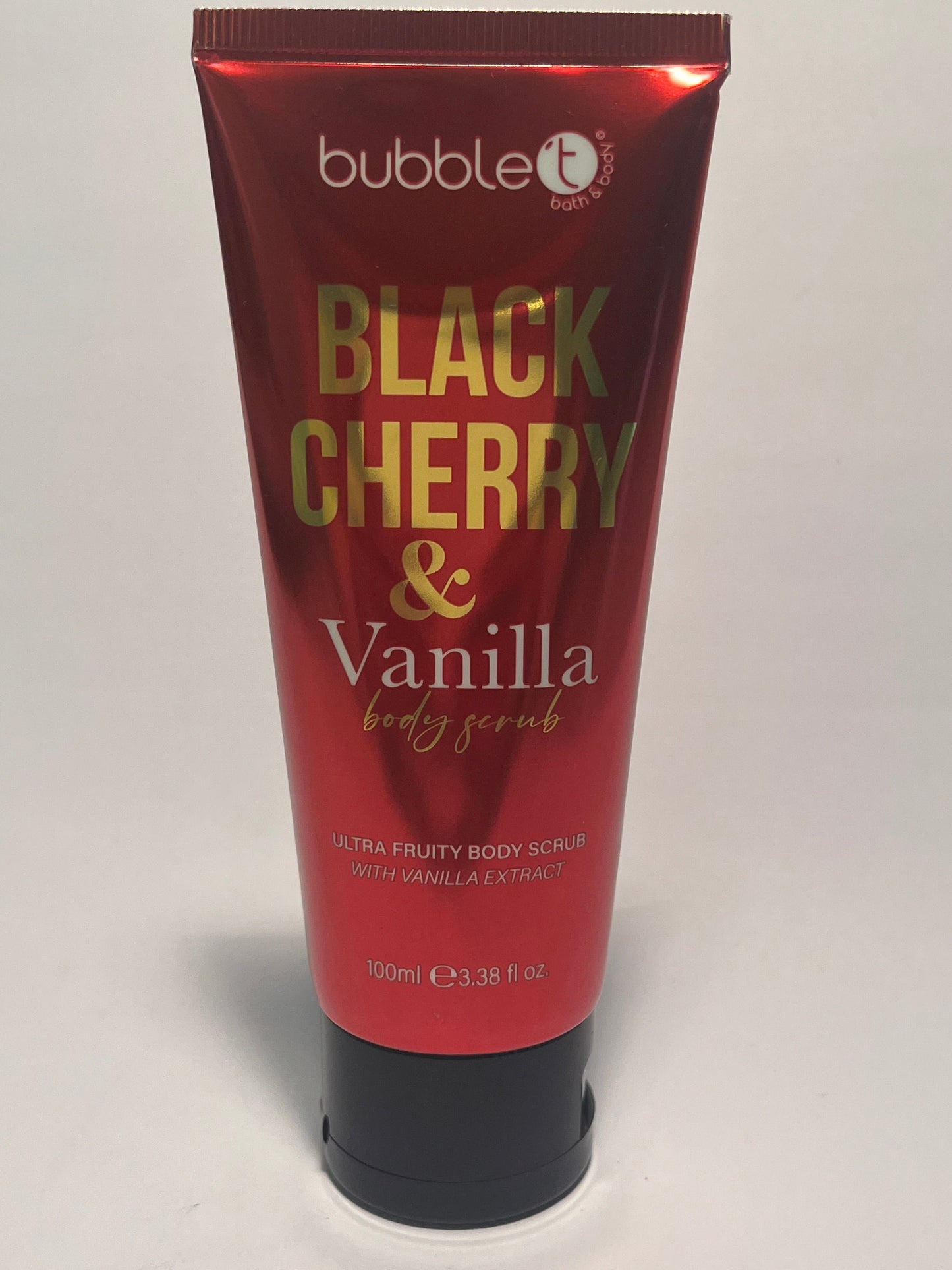 Bubble T Black Cherry & Vanilla Body Scrub 100 ml
