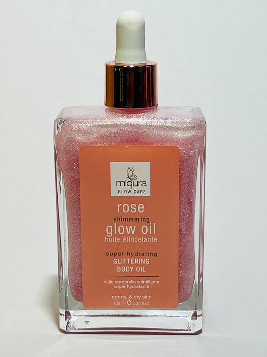 Miqura Rose Shimmering Glow Oil - 100 ml