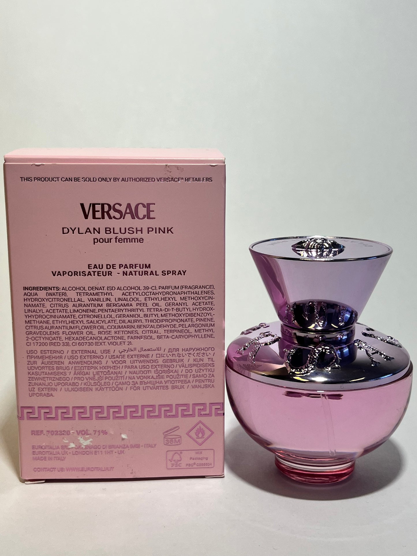 Versace Dylan Blush Pink Eau de Parfum 50ml