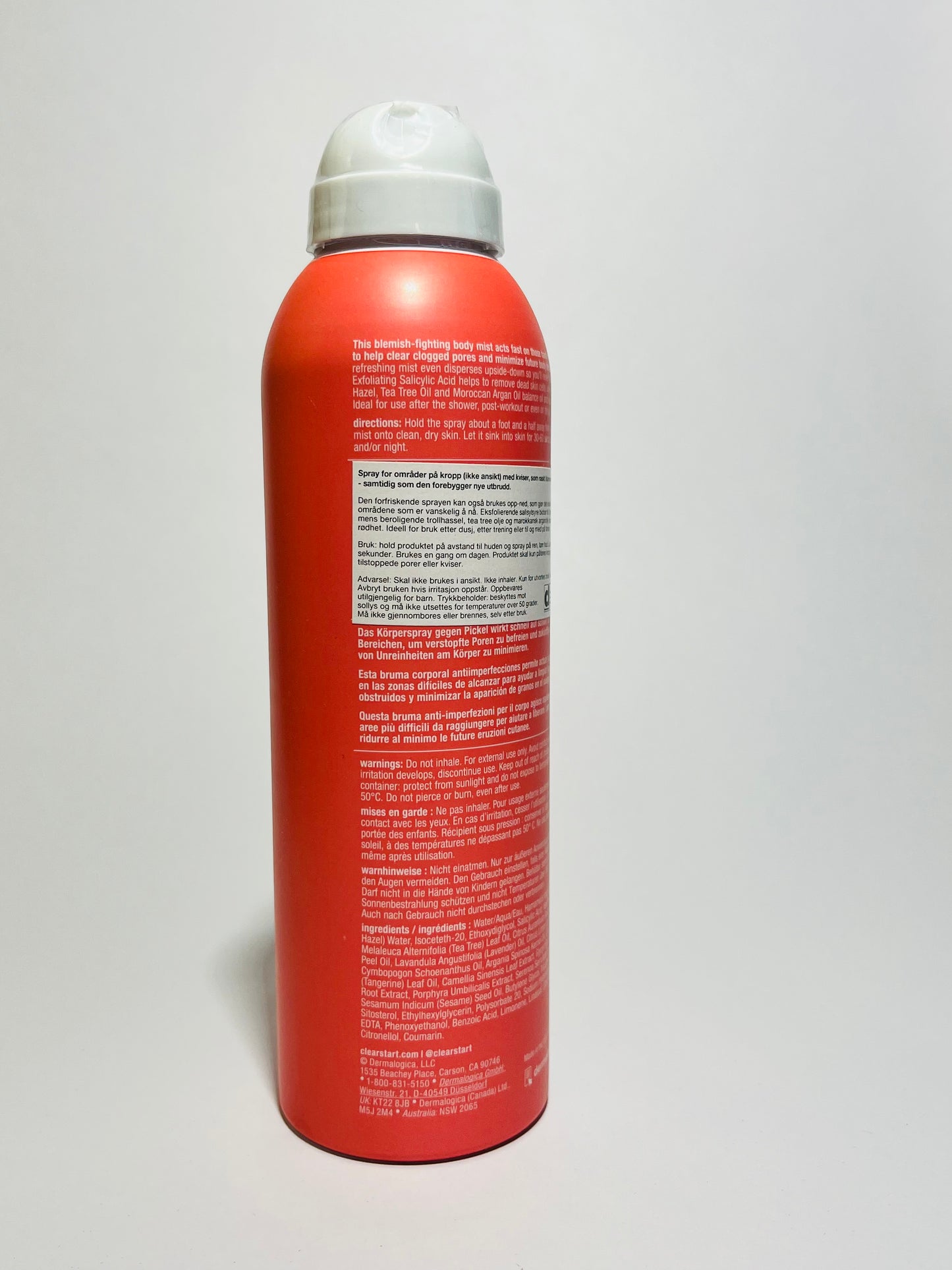 dermalogica clarifying body spray kroppsspray