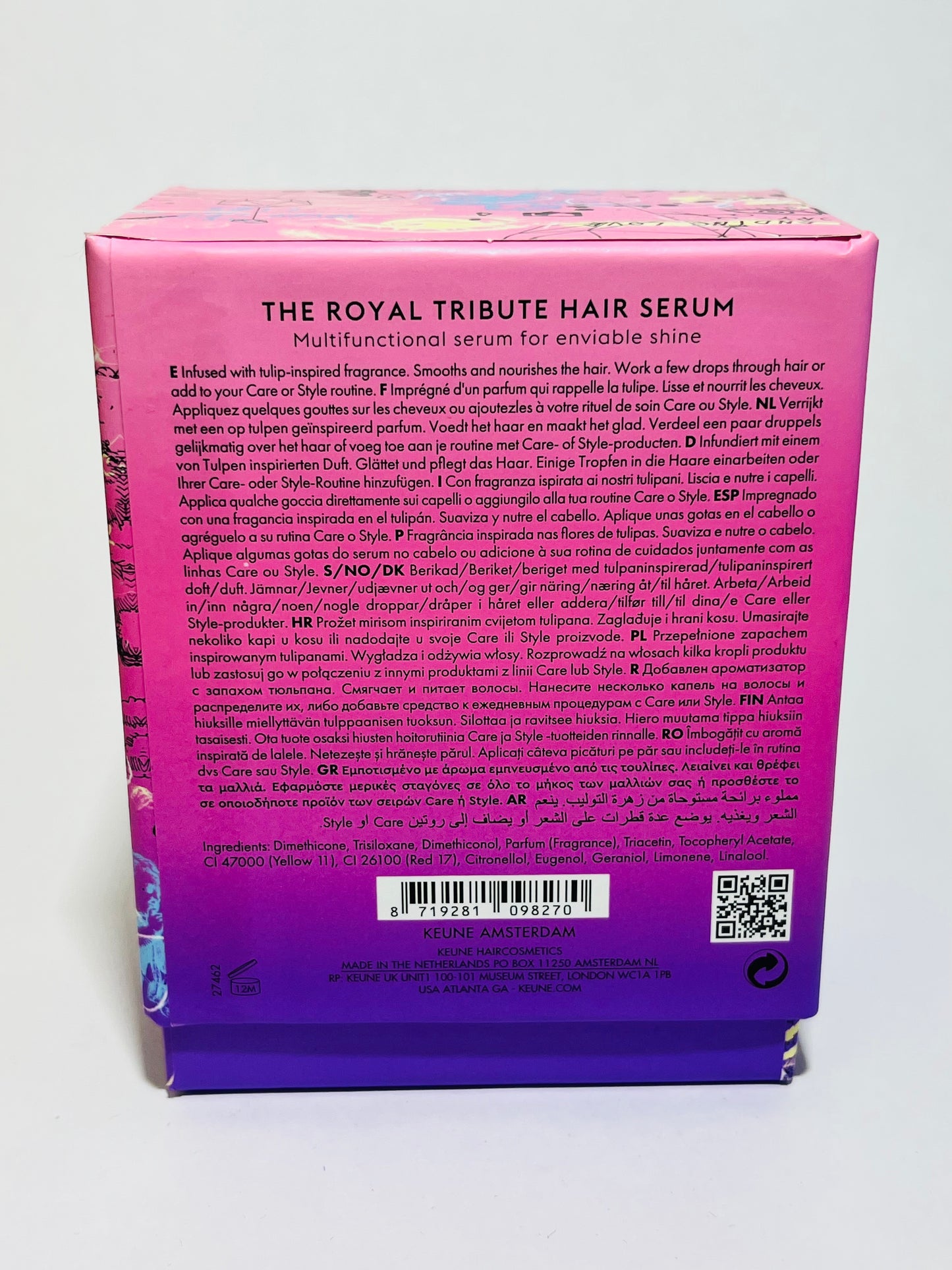 Keune x Joseph Klibansky The Royal Tribute Hair Serum