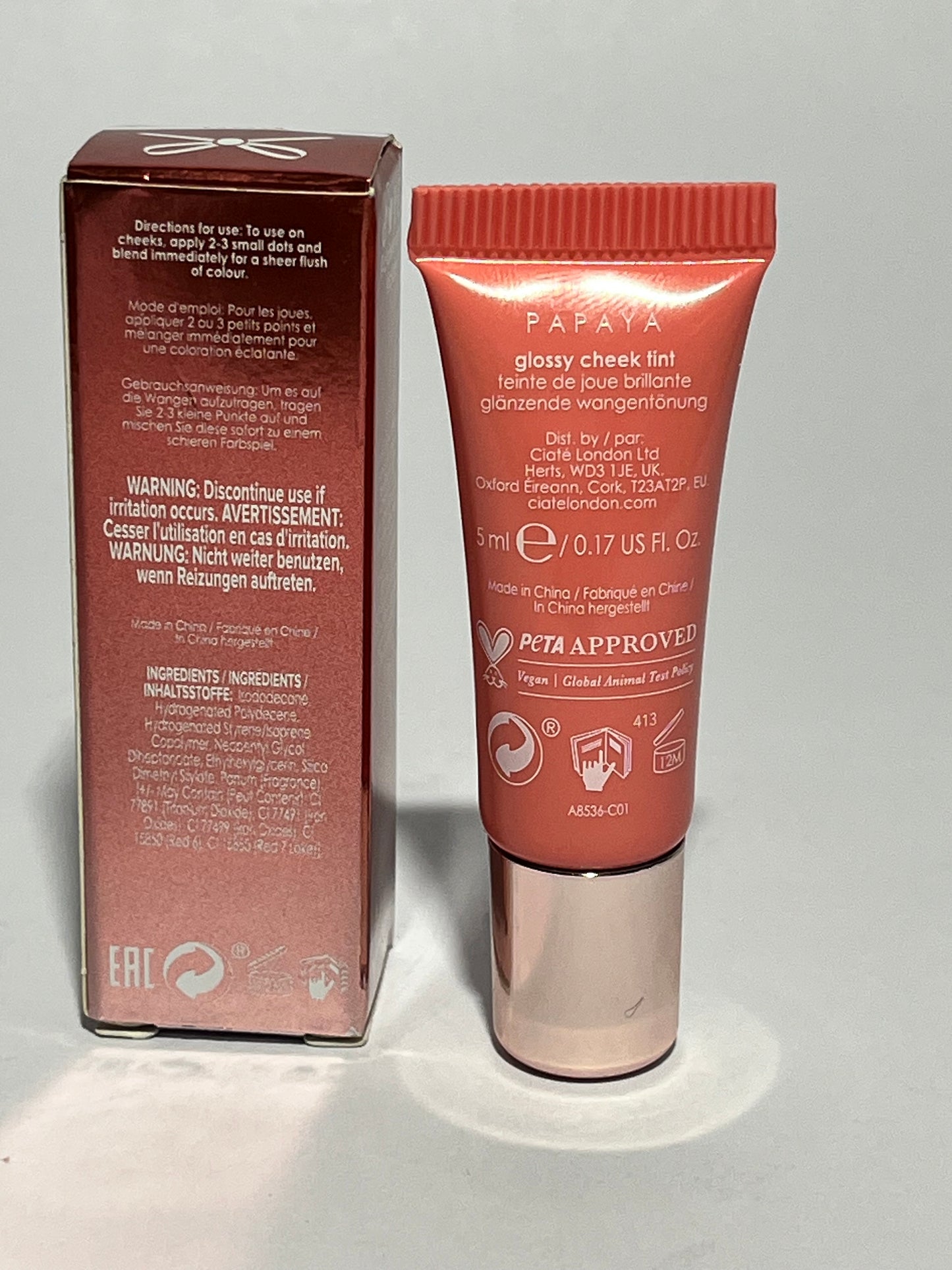 Ciaté London Dewy Blush - Papaya 5 ml
