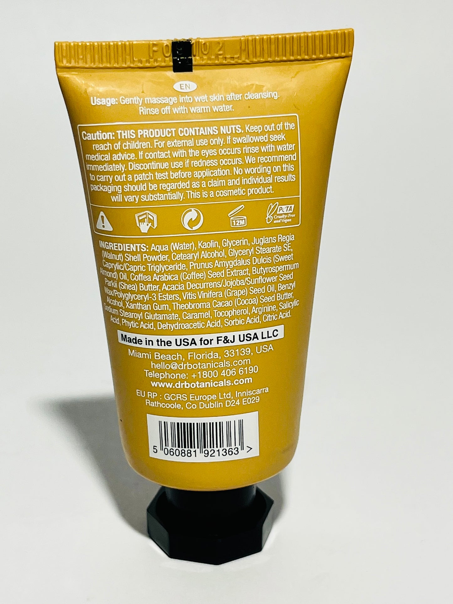 DrBotanicals Coffee Superfood Renewing Facial Exfoliator