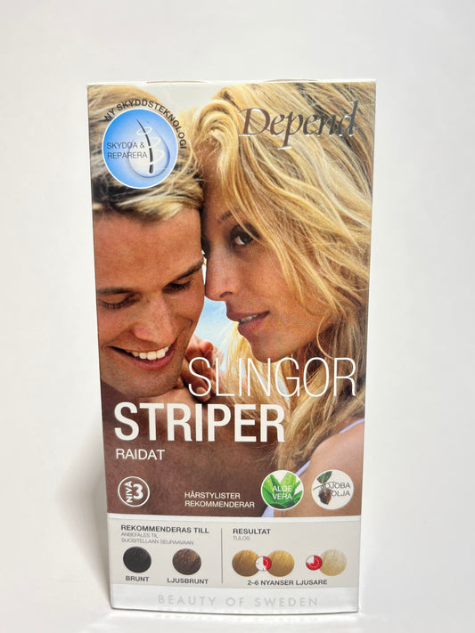 Depend Striping/Slingor Brun