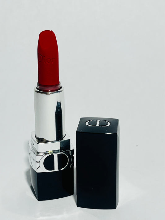 Dior Rouge 999 Velvet Red Lipstick - Mini Travel Size 1.5g