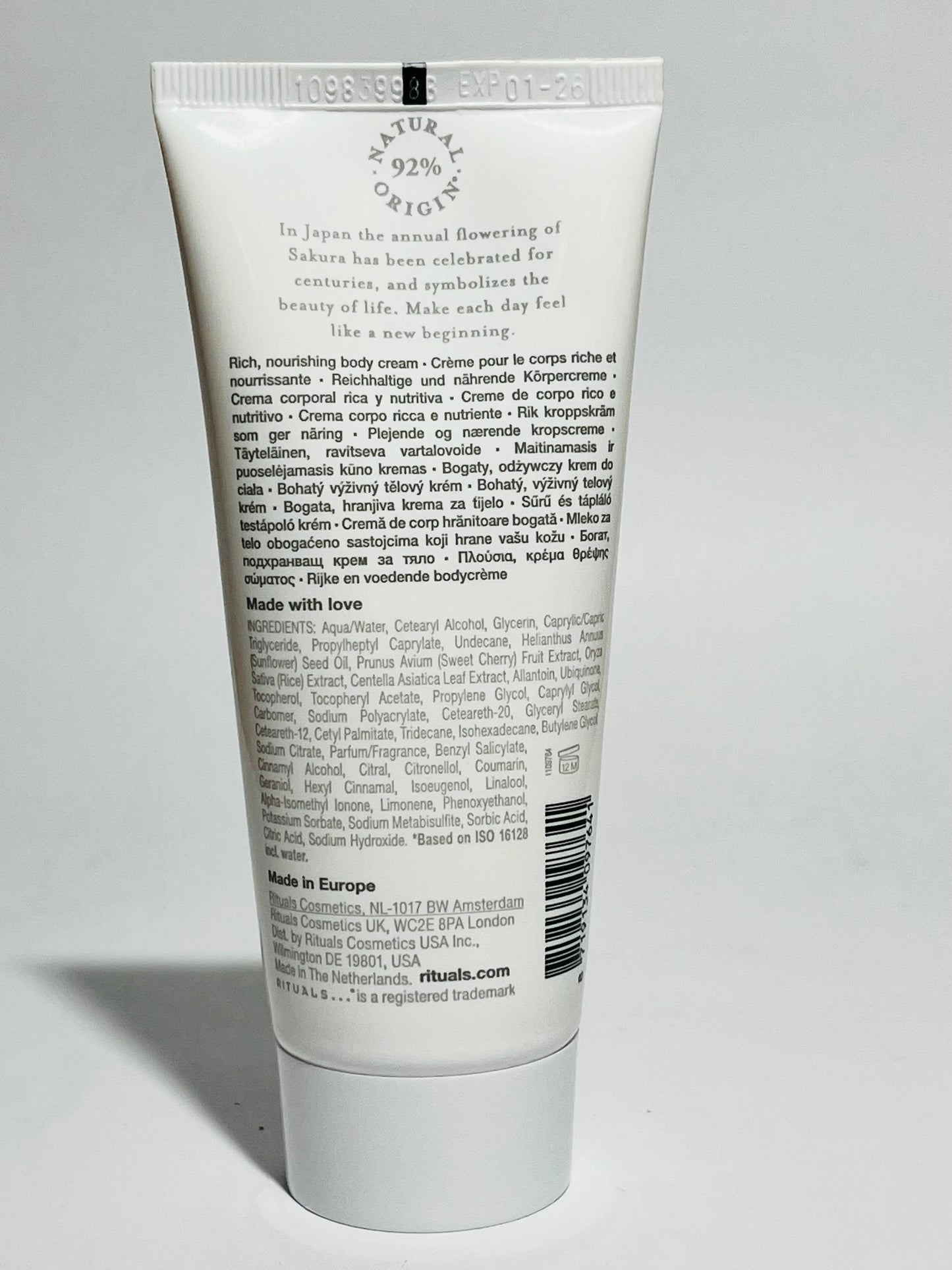 The Rituals of sakura- Body cream 100 ml