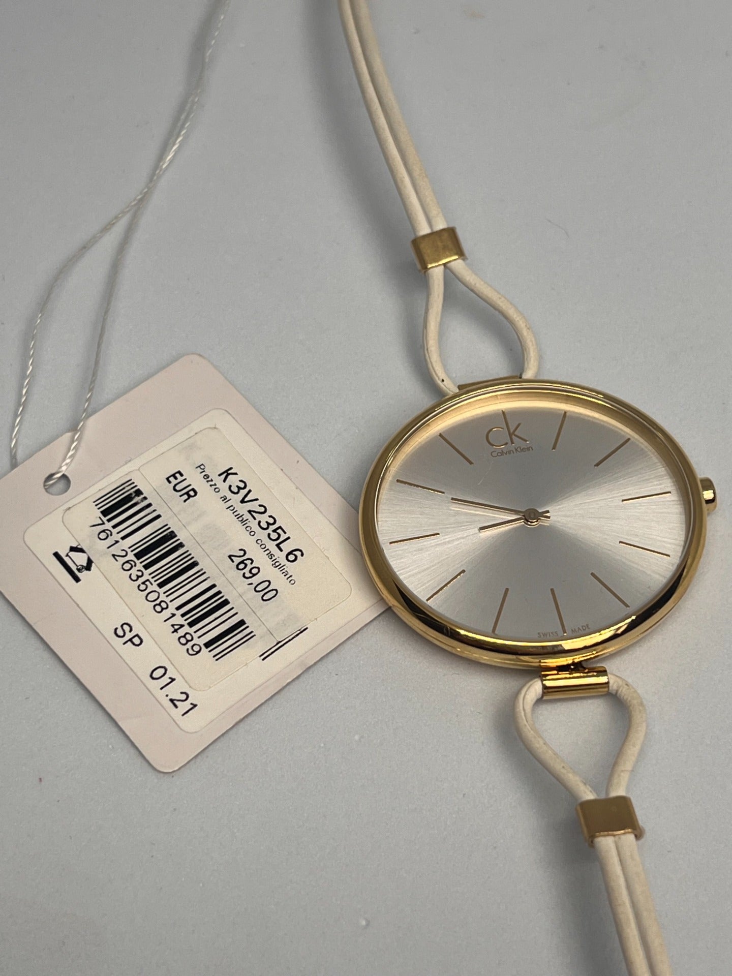 Calvin Klein- K3V25L6- All stainless steel-Water Resistant 3bar
