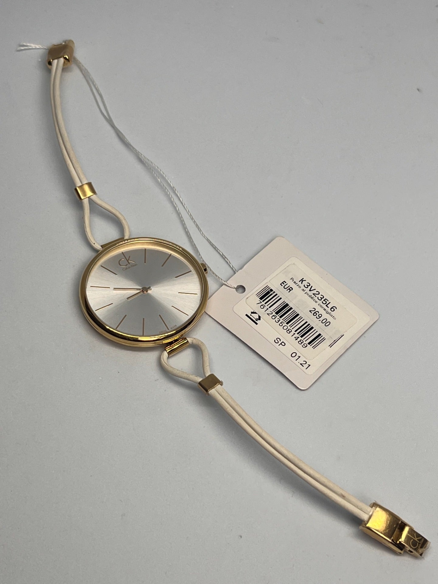 Calvin Klein- K3V25L6- All stainless steel-Water Resistant 3bar