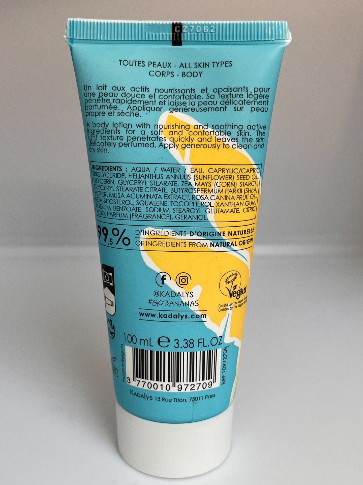 KADALYS SOS NOURISHING BODYLOTIN