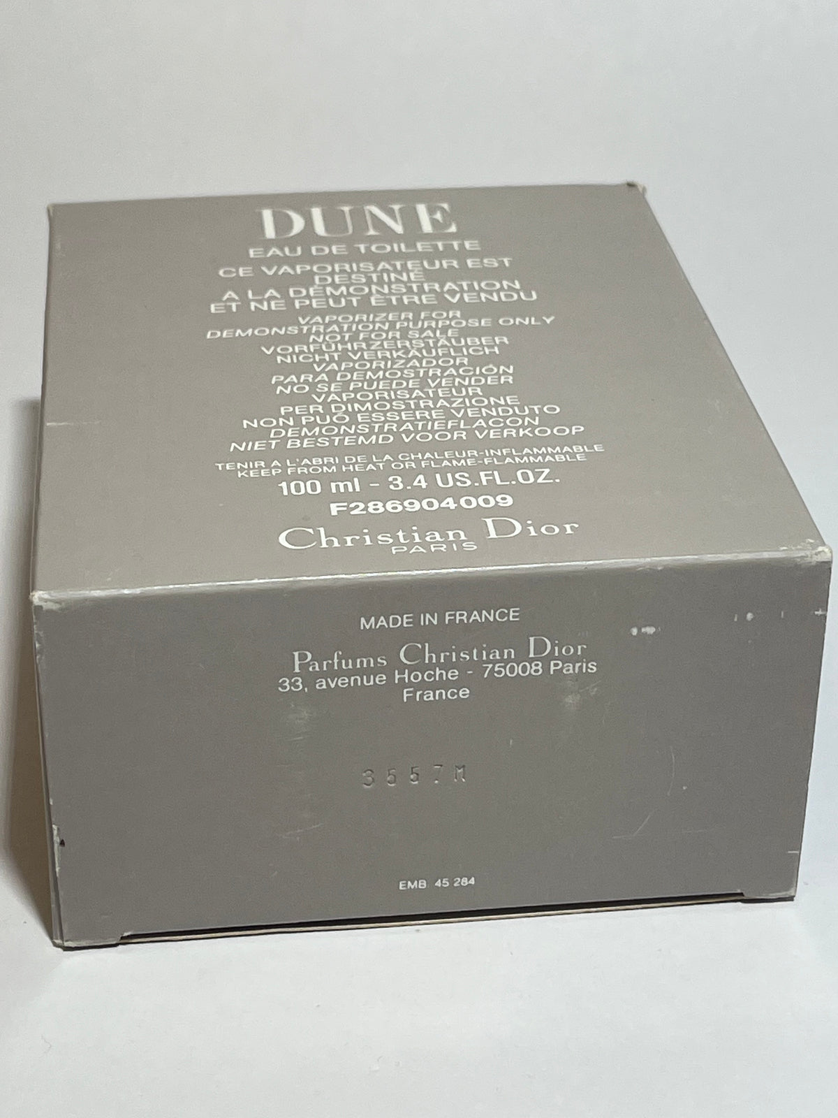 Christian Dior Dune Eau de Toilette 100 ml