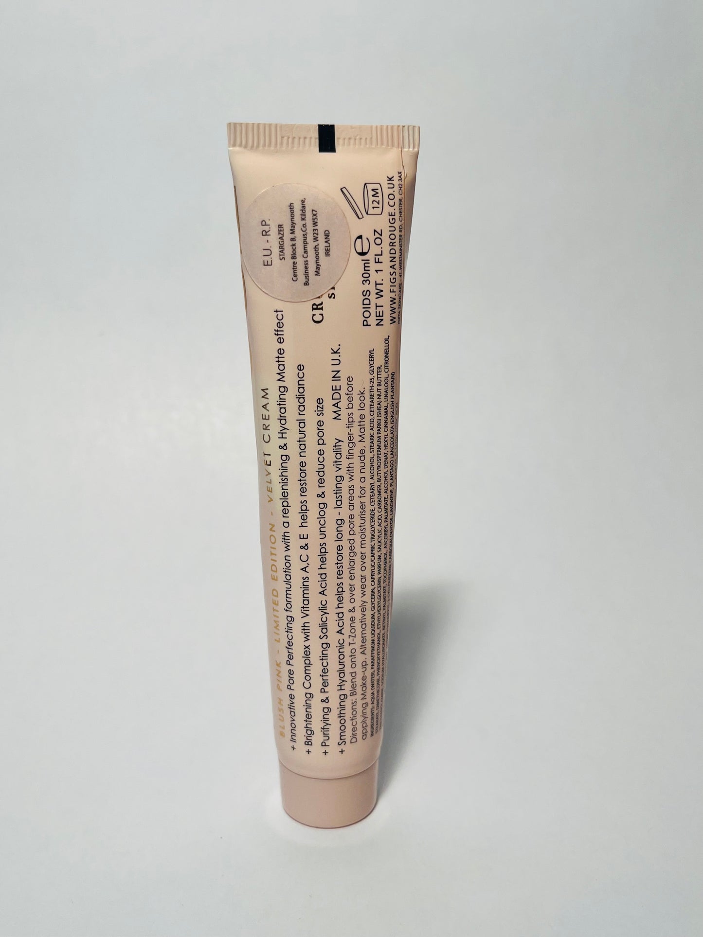 Figs &amp; Rouge Blush Pink Limited Edition Velvet Cream
